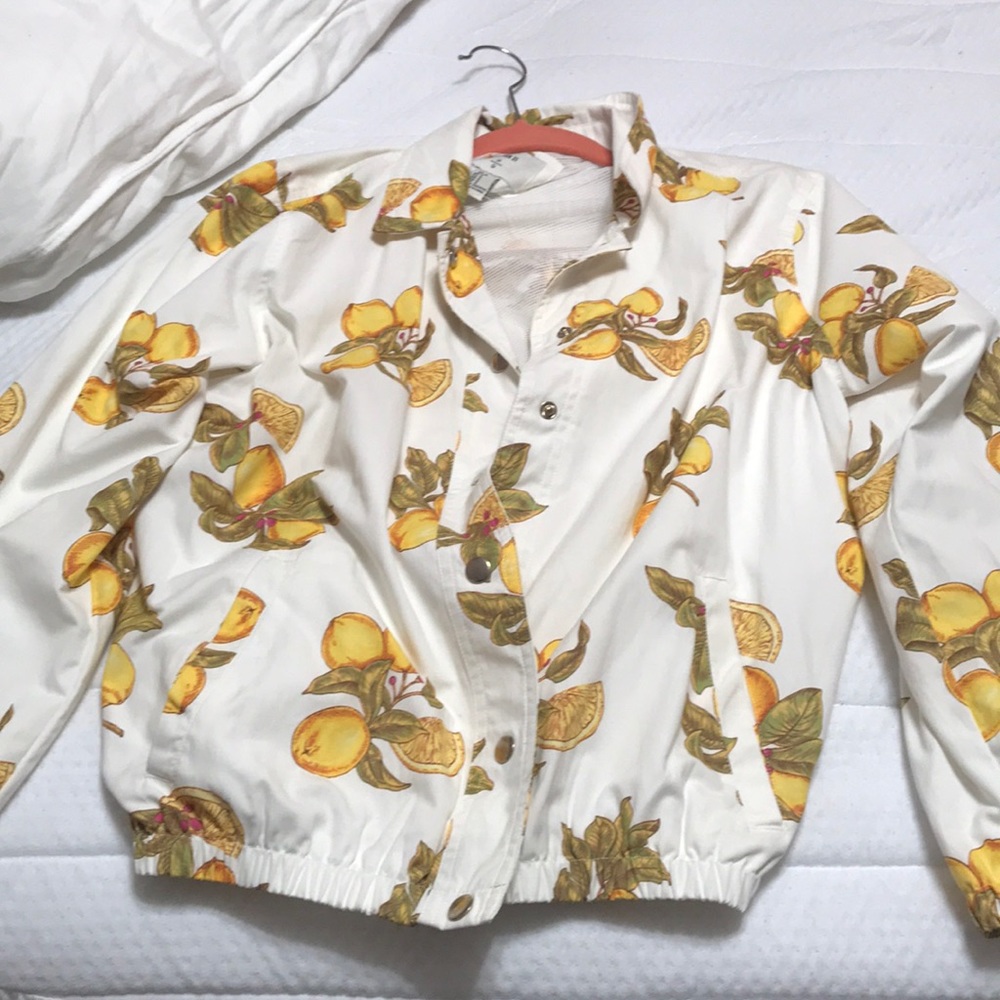 Lemon jacket brand new only wore once for a shoot